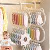 Multi-clip Sock Drying Rack Multi-functional Removable Socks Underwear Storage Rack Wardrobe Storage Space-saving