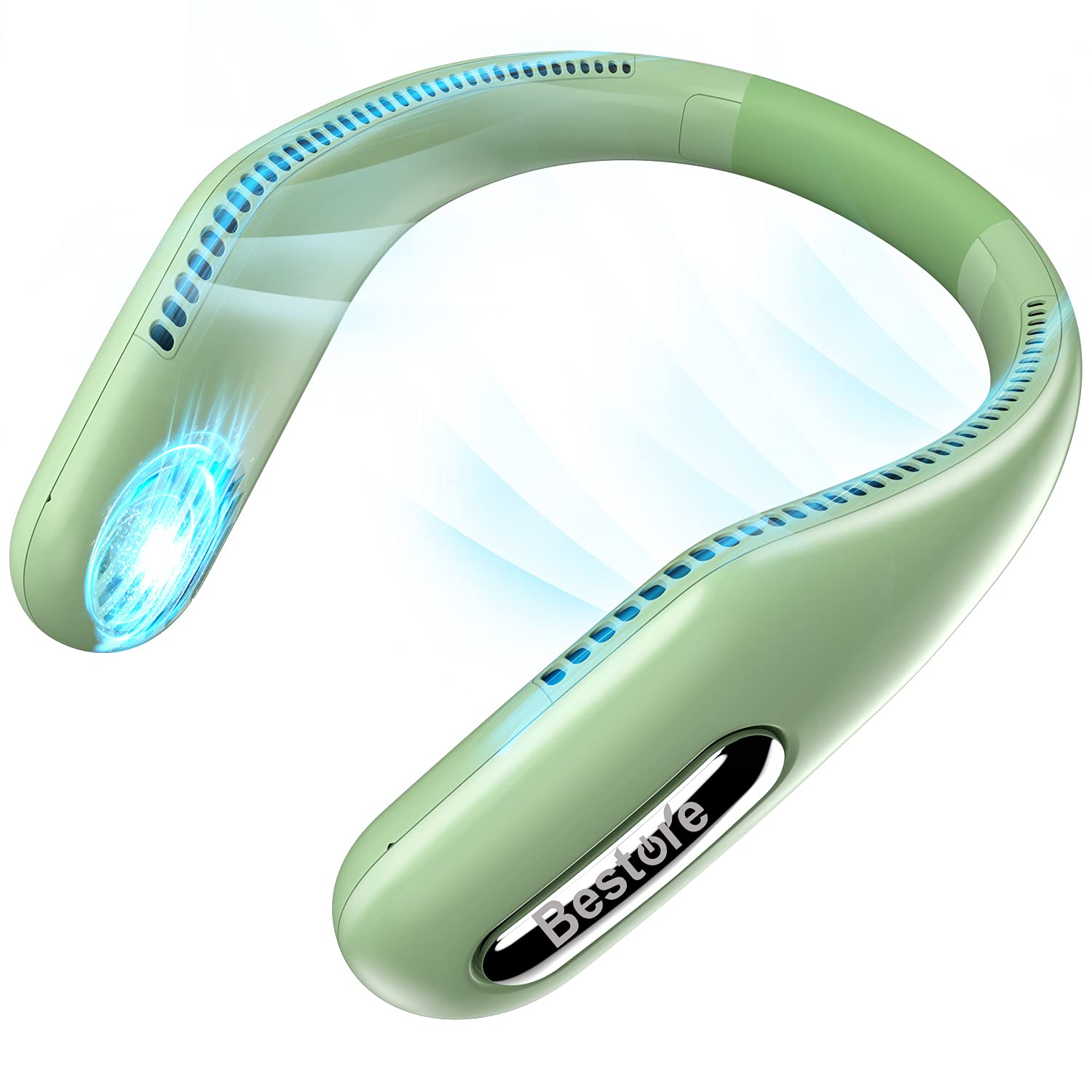 

Bestore Neck Portable Neck Wingless Neck USB Neck Used for Watching Mountain Driving Fan, Fan, Cooler, Hands-free, Fan, Rechargeable, 2400mAh,