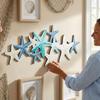 2D Flat Wooden Starfish Wall Decor Multi-starfish Summer Starfish Ornament  Beach House
