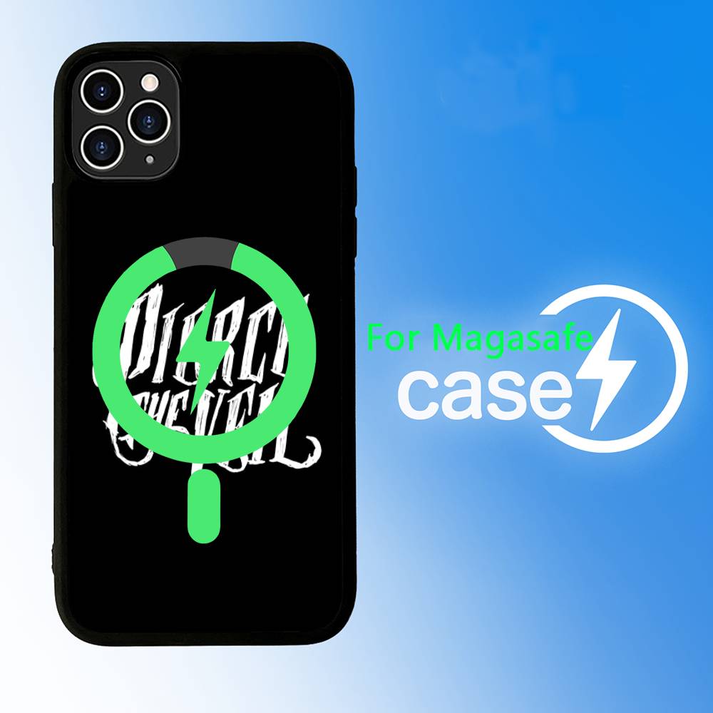 P-Pierce The Veil Band For Magesafe Magnetic Wireless Phone Case For iPhone 17 Pro Max Air 13 12 Mini 16 15 14 11