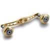 HEIGHTEN 120mm Baitcasting Reel Handle for Shimano, Daiwa, and Abu Garcia Spider Series Baitcasting Reels (120mm, Gold) (HT03204)