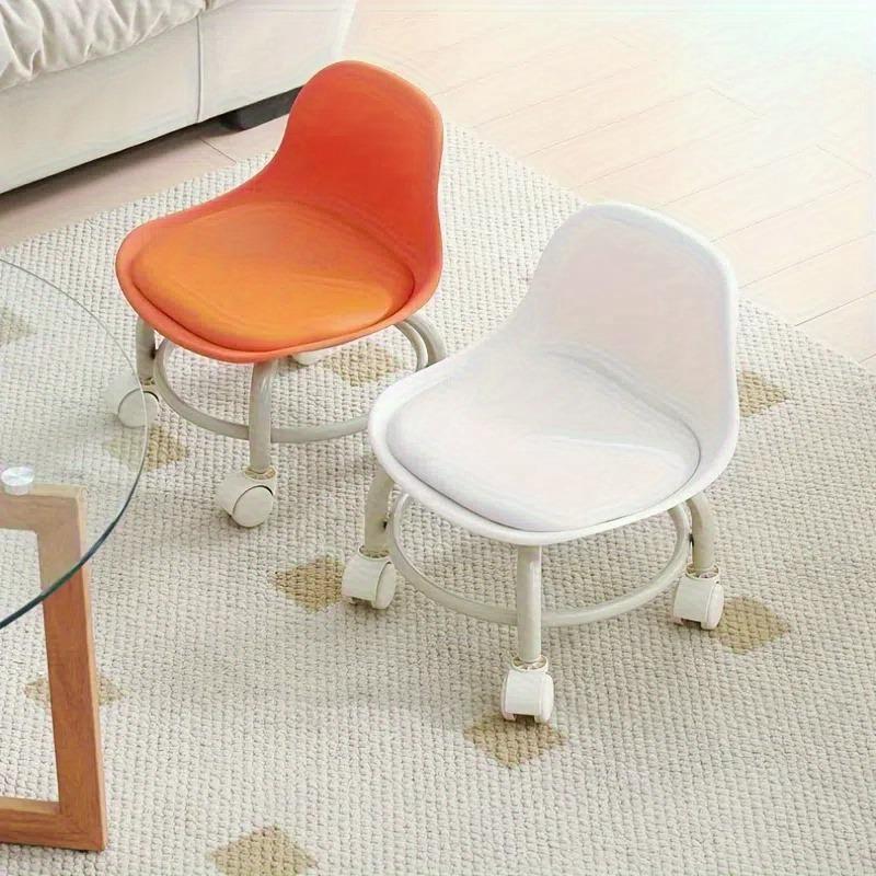 Household Round Stool, Thickened Small Chair, Plastic Round Stool, Modern and Simple High Stool, Dining Table Stool, Stackable