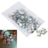 200 Pcs   Bd Acrylic Resin Drip Sewing Rhinestone Buttons 7x12mm Shoe Decoration less thanbr(  Coloured )