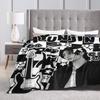 Hyunjin Collage Blankets Soft Warm Flannel Throw Blanket Bedding for Bed Living Room Picnic Travel Home Couch