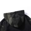 Man's Hoodie Sweatshirts Camouflage Long-sleeves Hooded Tops Drawstring Tight