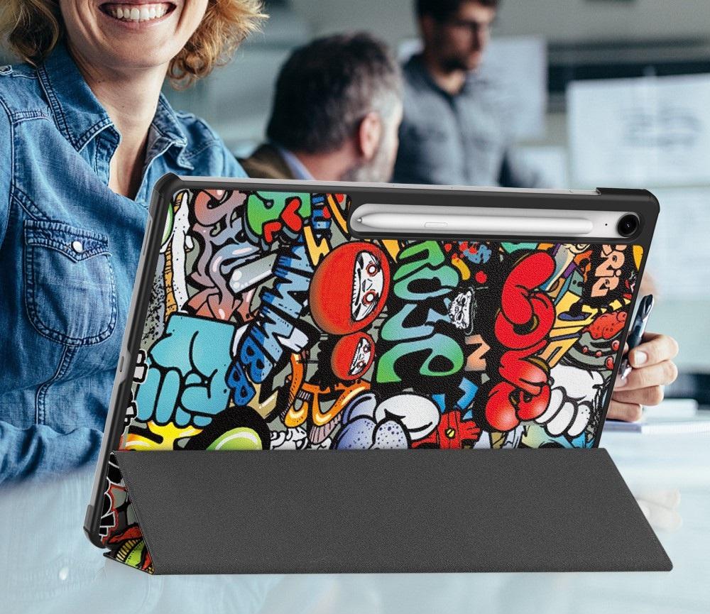 Printed case for Samsung Galaxy Tab S10 FE+ Plus - style and protection in one - graffiti