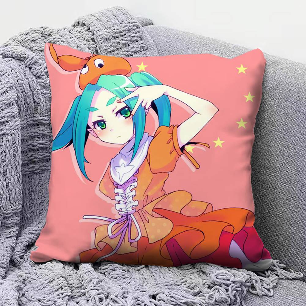 Monogatari Series Anime Home Sofa Cushion Covers And Aecorative Custom Pillow Covers