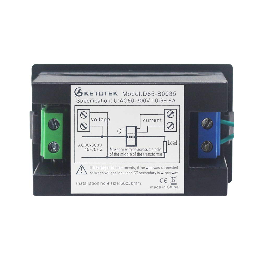 Mini Voltmetro Digitale Amperometro DC 100V 10A Pannello Amp - Foto 11