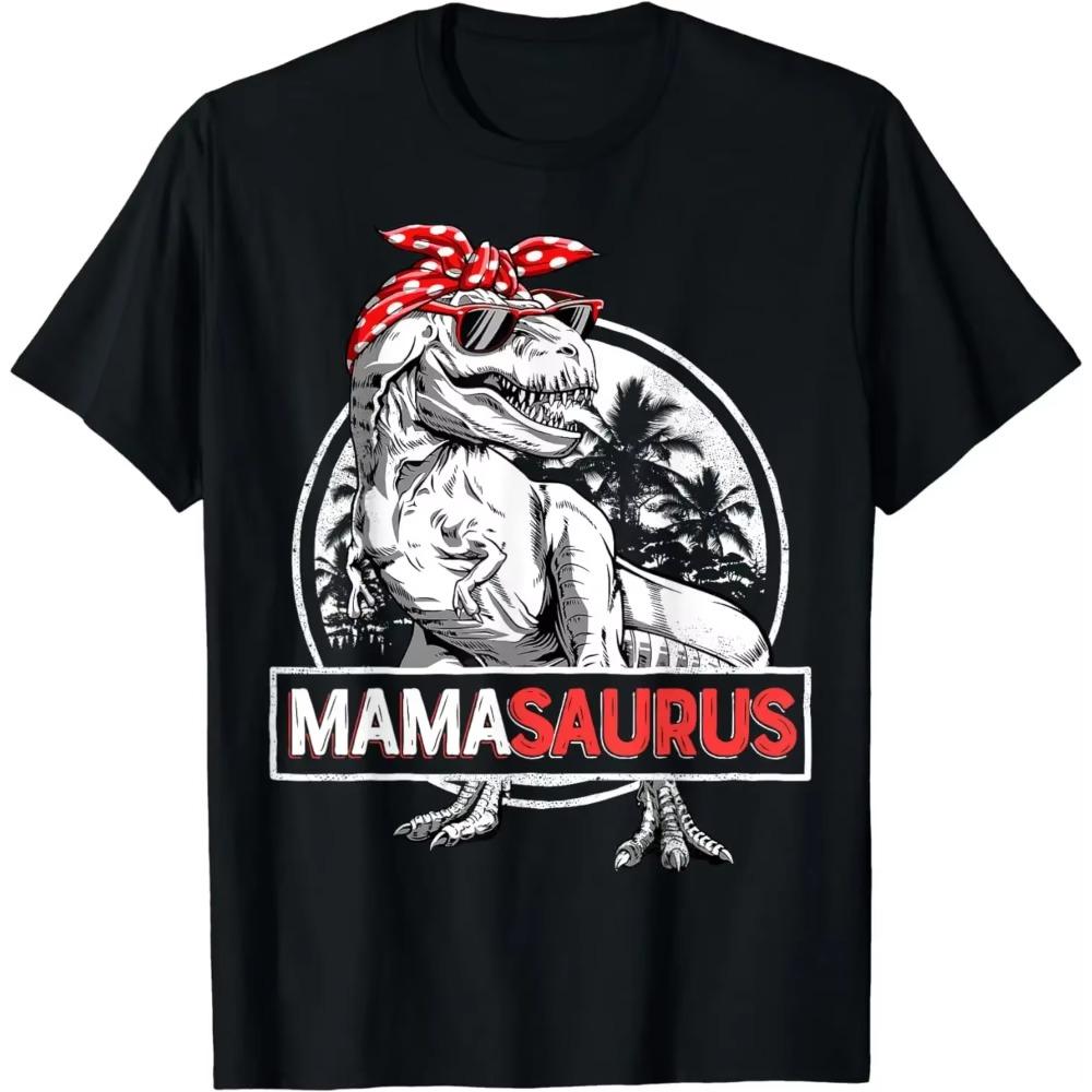 Mamasaurus T rex Dinosaur Funny Mama Saurus Mother's Family T-Shirt
