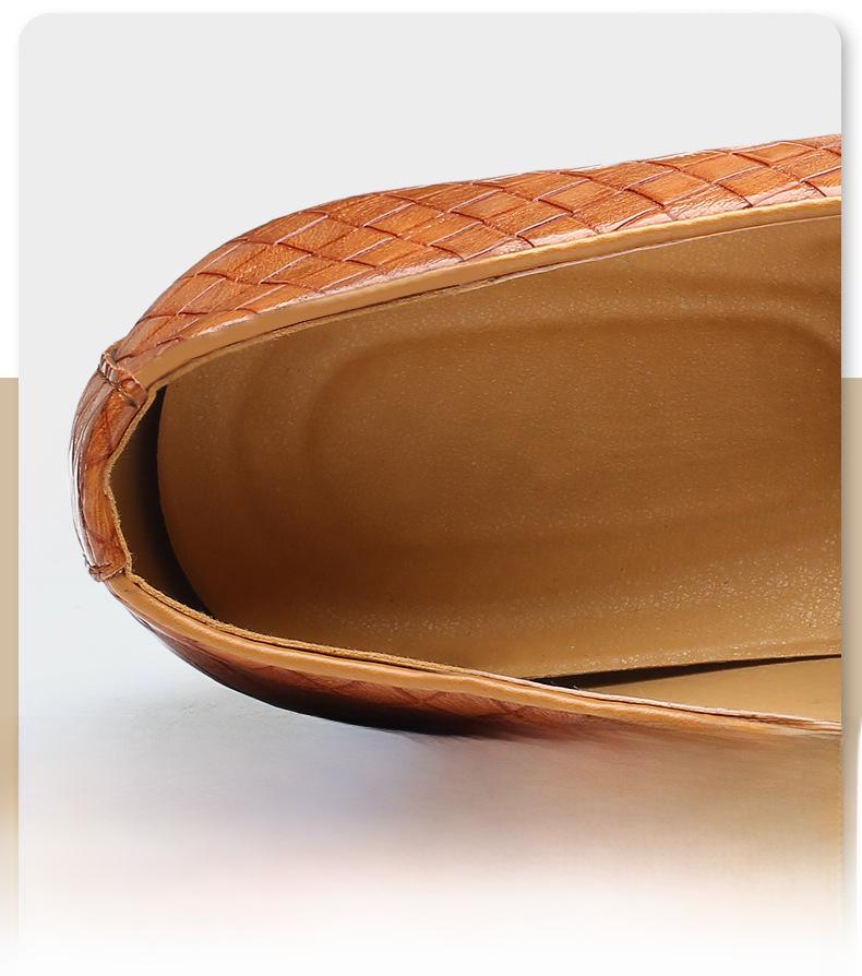 2023 Men's Black Versatile British Style Leather Shoes - Soft Sole, Casual & Formal Business Footwear