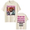 Vintage Washed Chris Brown Breezy Bowl XX Tour 2025 R&B Pop Graphic T-shirt Men Women Printed Tee Summer Casual Fashion Clothing Tops Streetwear