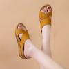 Fashion Shoes Female 2024 High Quality Open Toe Women's Slippers Plus Size Casual Slippers Women Round Toe Wedges Platform Shoes Women