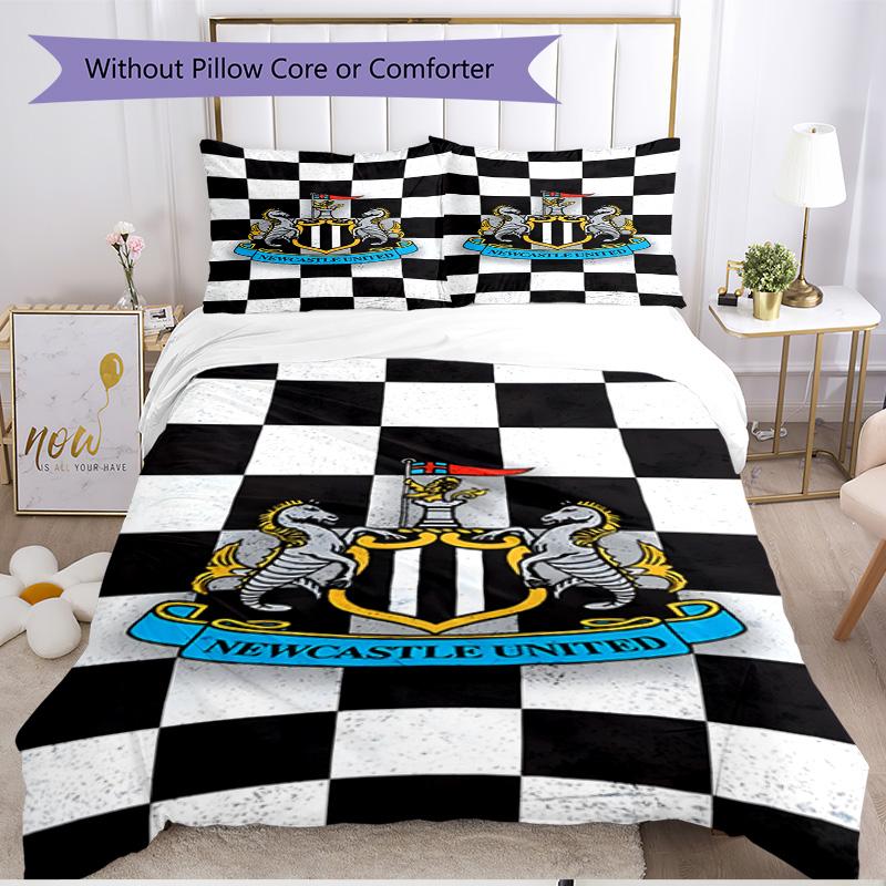 3pcs Duvet Cover Set (1*Duvet Cover + 2*Pillowcase, Without Core), Arsenal F.C Print Soft All‑Season Bedding Set, Home Bedroom Decor Gift