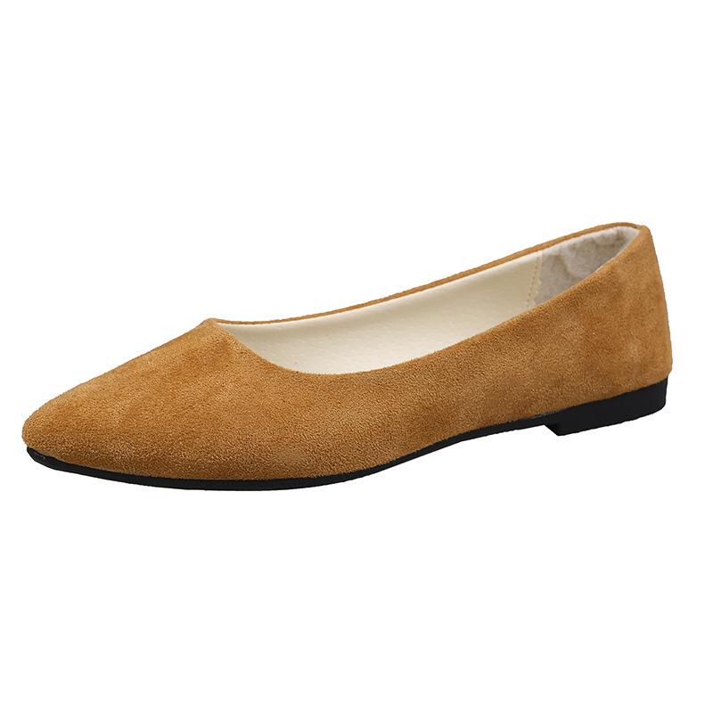 Moda damska Szpiczasty Nosek Mokasyny Baleriny Balet Casual Mieszkania Buty