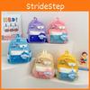 Cinnamon Letters Print Cartoon Kids Backpack With Breathable Nylon For Kindergarten Children