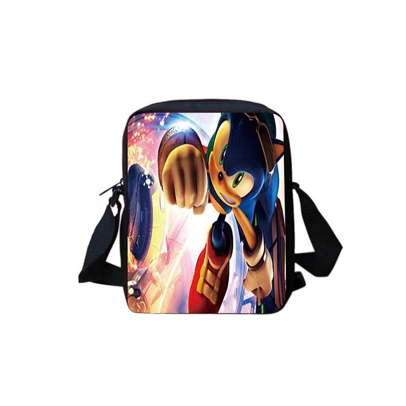 Mochila Escolar Sonic para Estudantes Grande Capacidade Impermeável Bolsa de Ombro Viagem ao Ar Livre Presente