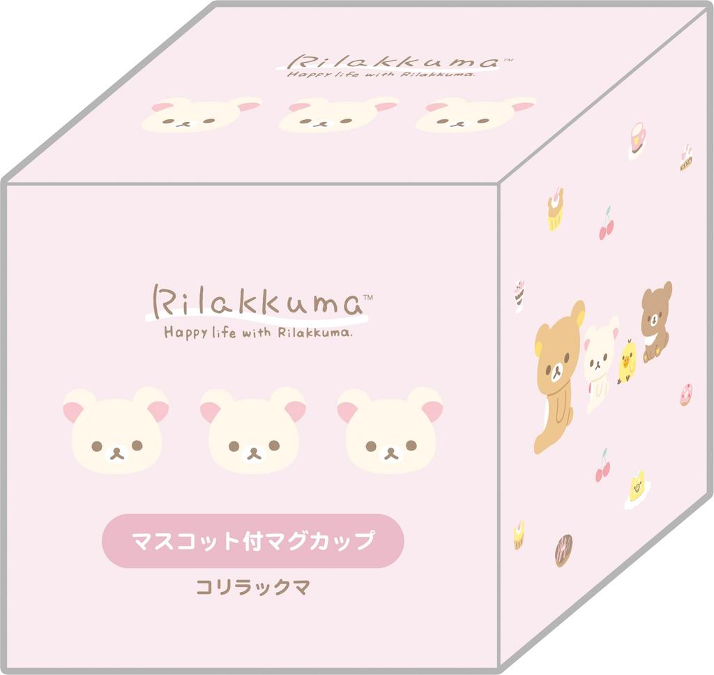 Rilakkuma Mascot H120 X W120 X D105mm San-X Mug, Korilakkuma, TK23802,