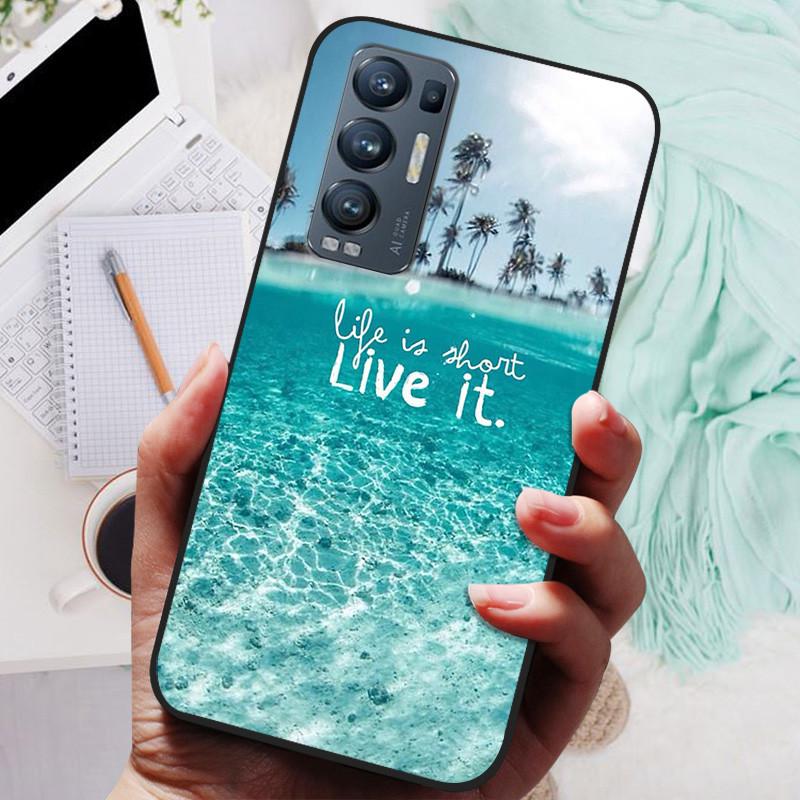 For OPPO Find X3 Neo Case Black Cover Lion Wolf Silicone Soft Back Cases For OPPO Find X3 Lite Phone Case Reno 5 Pro Plus 5G