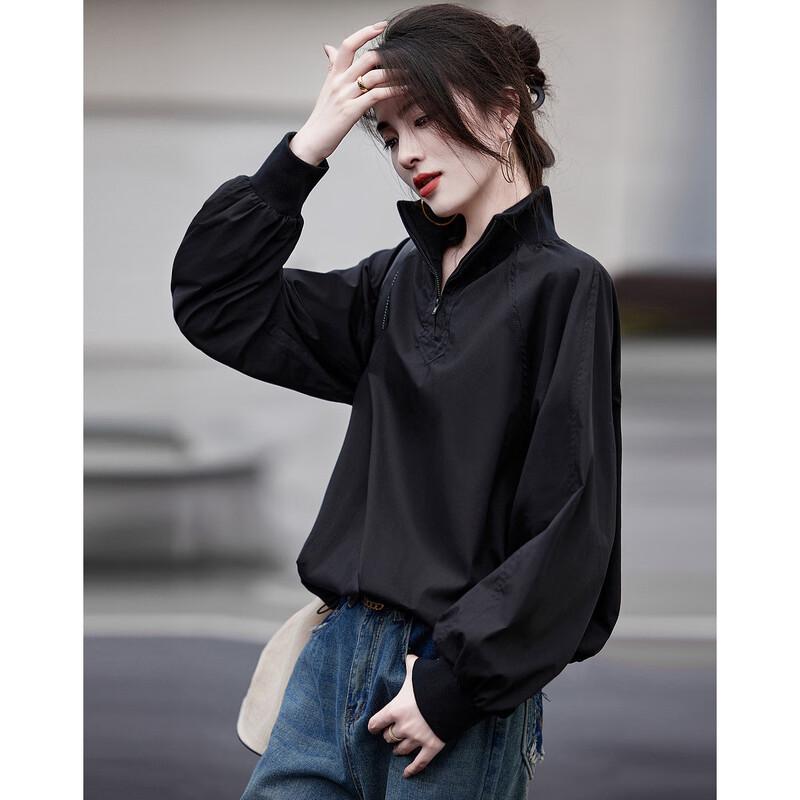 Женская рубашка Demana из хлопкового поплина с воротником-стойкой M