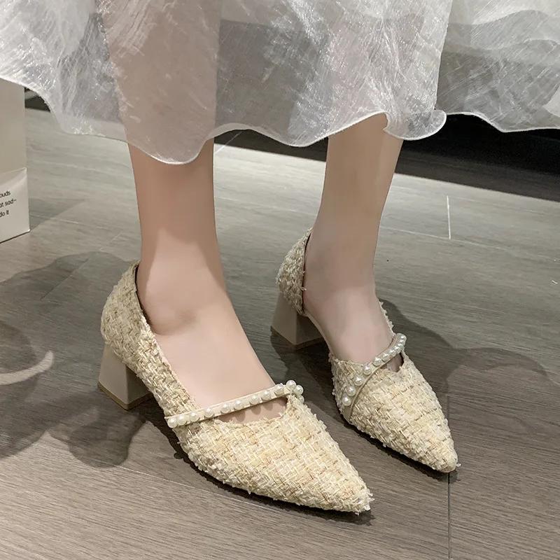 Women Pumps Pointed Toe High Heels Single Shoes for Woman New Elegant Dress Shoes Shallow Wedding Shoes Ladies Office Party Shoe