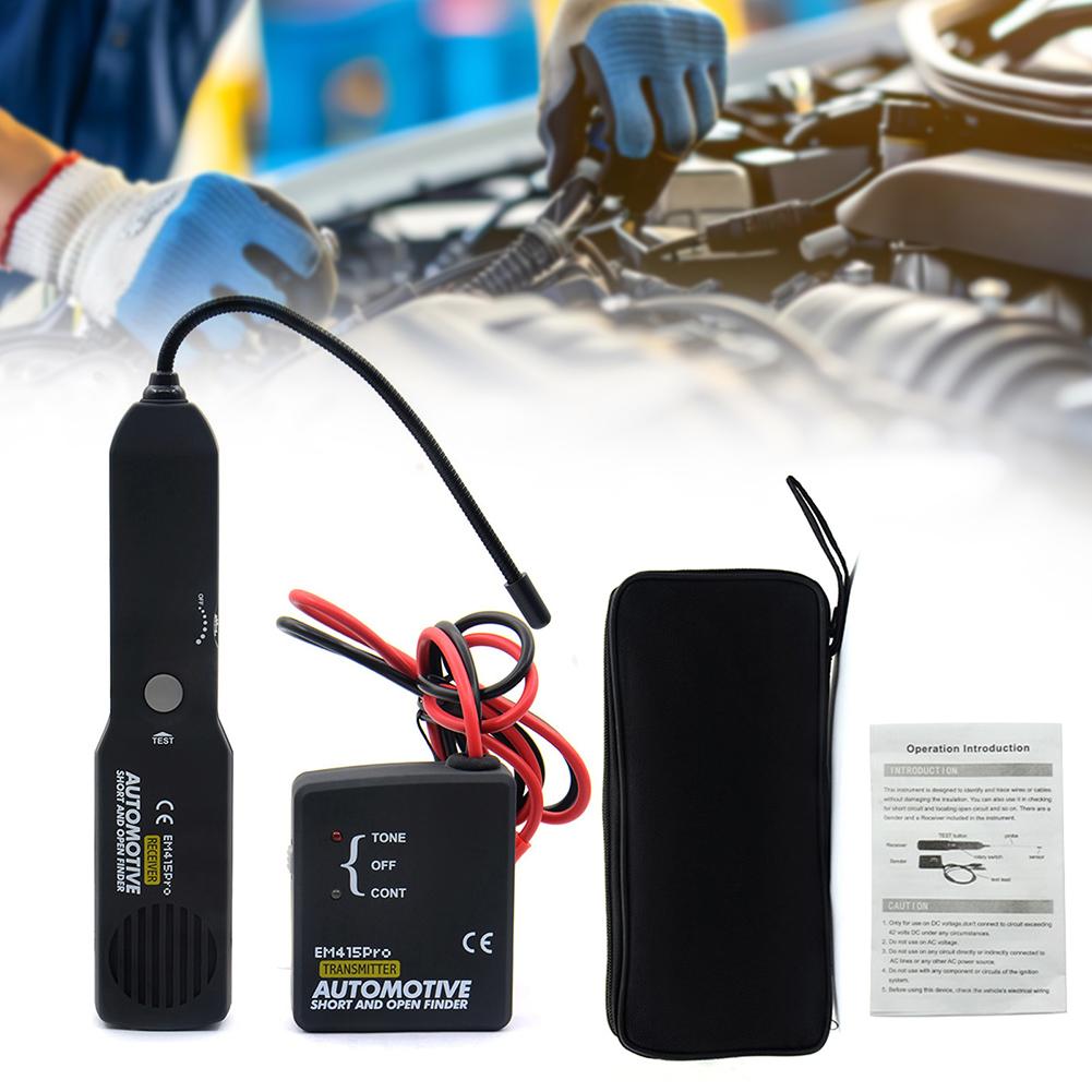 

Car Repair Diagnostics Tool Set Automotive Electrical Open/Short Finder Circuit Tester Pro Cable Wire-Tracker For Car Repair чорний
