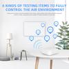 Tuya WiFi Intelligent Air Housekeeper 6 In 1 Air Quality Monitor PM2.5 Formaldehyde TVOC CO2 Temperature Humidity