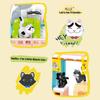 Non-Toxic 521Pcs Cute Cat Home Building Blocks Slide Cherry Tree Building Model Bricks Set With Figures Kids Educational Toys Holiday Gift