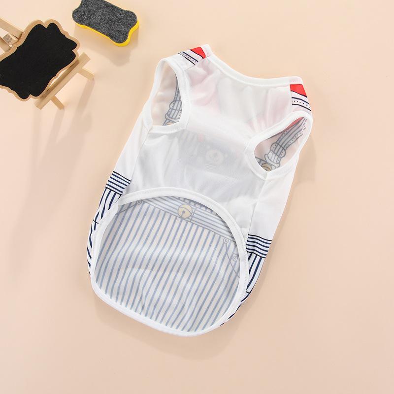 Thin Spring/Summer Pet Vest for Small Dogs & Cats - Fits French Bulldogs, Teddy Cats, and Bichons.