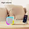 2026 New Professional Singing Bluetooth Atmosphere Column Speaker High-end Ktv Karaoke Microphone Bluetooth Audio Wireless Mic