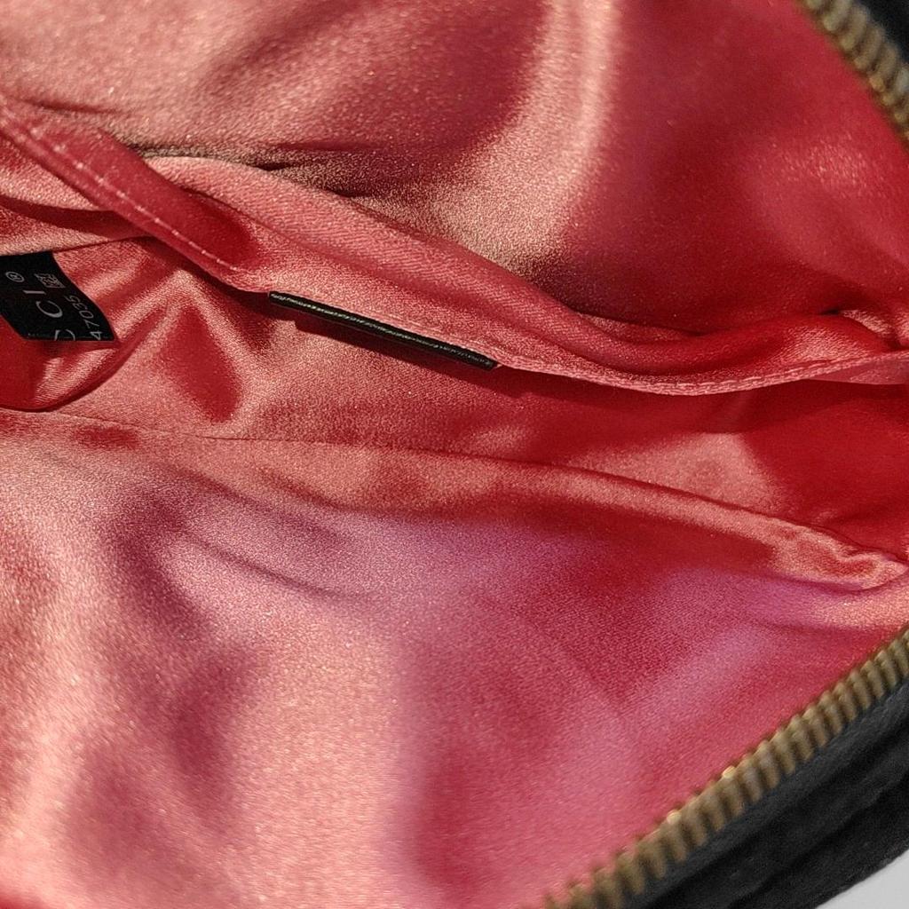 [Gebraucht] Marmont Gold Logo gesteppte Samt Brusttasche - Sehr Gut #1XU6QJ8