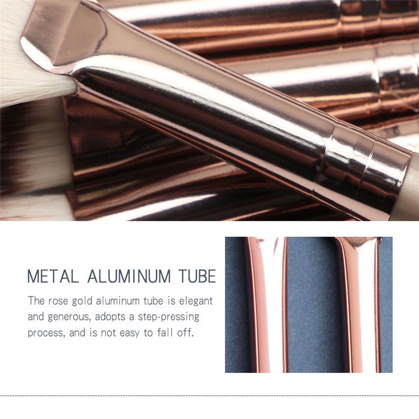 LEUNG Make-up Pinsel Set – 15-teilige Augen-Make-up-Bürsten Für Lidschatten, Eyeliner & Mehr