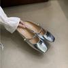Fashion Baotou Slippers for Women's 2025 French Style Sandals for Wearing Flat Bottomed Buckle Single Shoes Soft Soled Slippers Womens