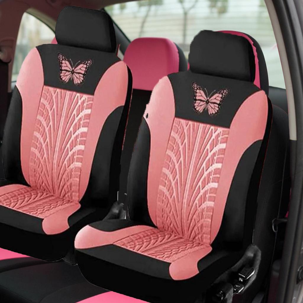 Four-piece Universal Car Seat Cover, Embroidered Car Seat Protector, Car Interior Accessories, Waterproof And Stylish Car Seat Cover