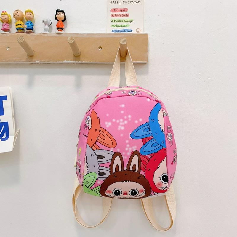 

Cartoon Children S Backpack Boys And Girls Cute Mini Casual Small Backpack Going Out Snack Bag Kindergarten Schoolbag розовый