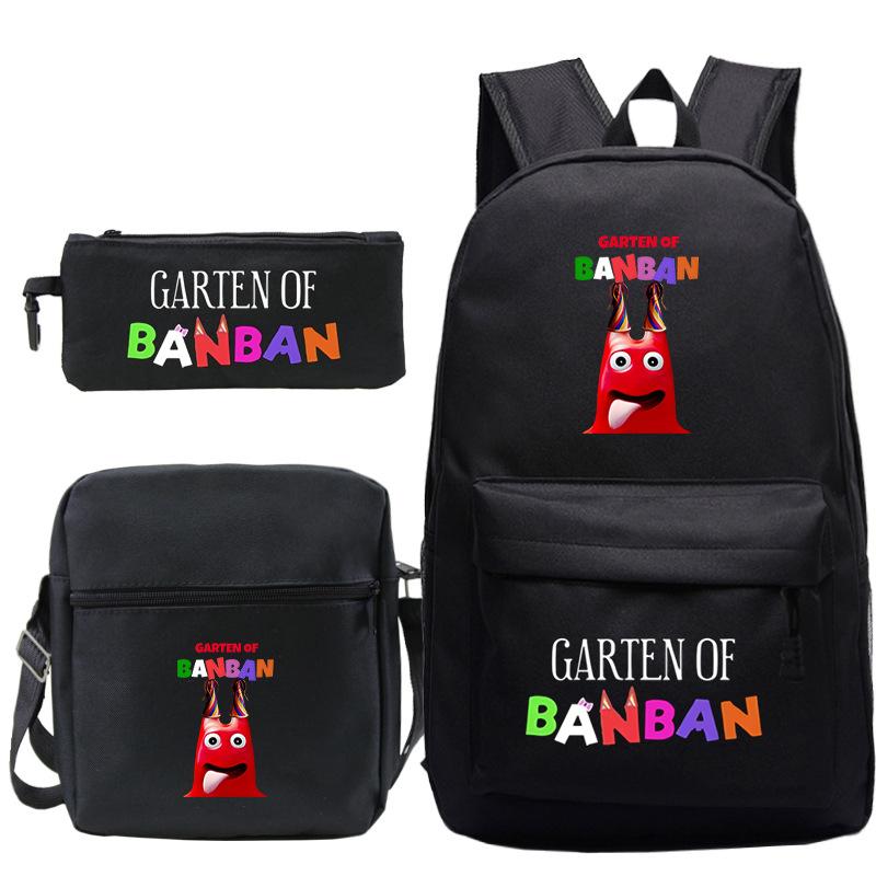 Spotted Garden Primary School Bag Shoulder Bag Pencil Bag Three-piece Set