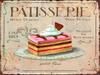 Vintage Cake Ice Cream Metal Tin Sign Yummy Dessert Pictures Bakery Food Shop Decor Aesthetics Wall Decorative Plaque Decorat