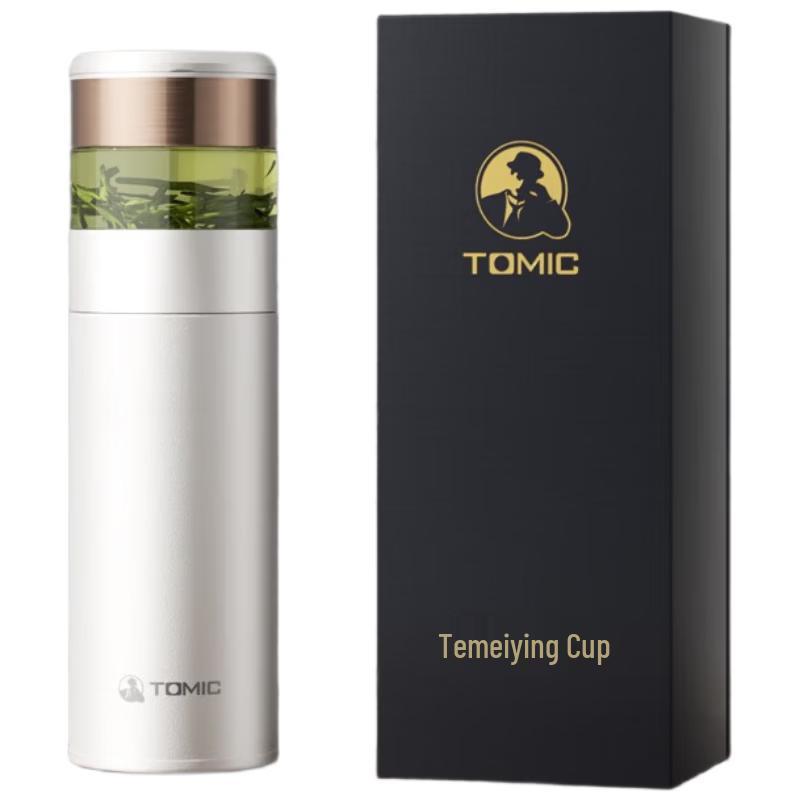 Термокружка Temec с ситечком для чая и керамической внутренней поверхностью