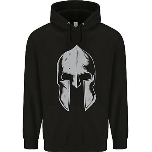 Gym Spartan Helmet Bodybuilding Fitness MensHoodie