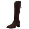 Fashion Autumn Women's Chunky Heel Over The Knee Boots New High Heel Thigh High Boots for Women Heeled Shoes Dress Party Women's Boots