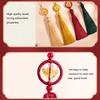 Set of 6Pcs 10cm Lucky Tassels Keychain Holder Wealth Symbol Polyester Fringe for Bag Decoration Jewelry Making