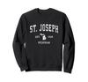 St. Joseph Michigan MI Vintage Athletic Sports Design Sweatshirt