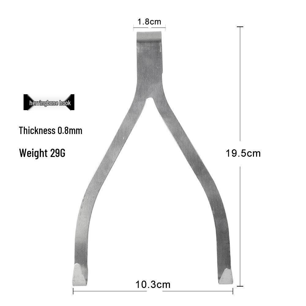 

Large S-Shaped Stainless Steel Roasting Hook for Meat Processing and Hanging