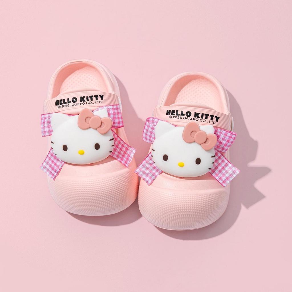 Sanrio Girls' Summer Slippers: Non-Slip, Closed-Toe Clogs & Sandals for Indoor/Outdoor Use