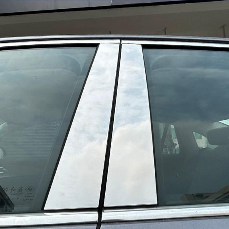 Middle Column Sticker For Hyundai Tucson TL 2015 2016 2017 2018    Car Window Door Column B C BC Pillar Post Cover