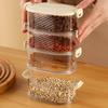 4Layers Spice Box Transparent Seasoning Jar Leak-proof Stackable Food Container with Lid Fruit Grain Nut Kitchen Storage Box