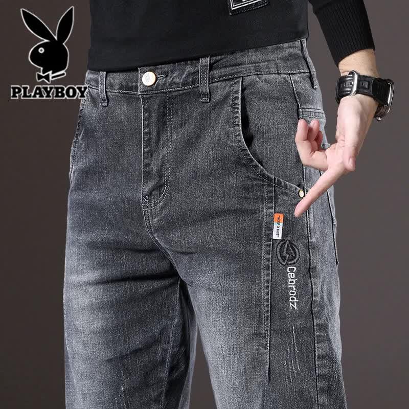 Playboy Men s Slim-Fit Straight Denim Jeans 32