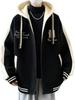 Trendig huvtröja för män: Lös casual sweatshirt för vår/höst, mångsidig långärmad topp