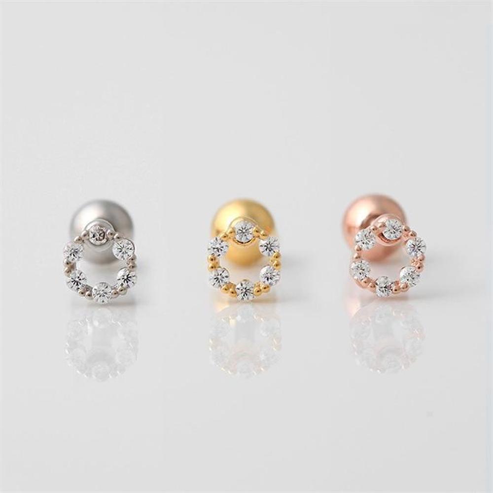 [Onm] Onm Surgical Piercing Hexaround 3 Types (Choose 1) (S9594036)