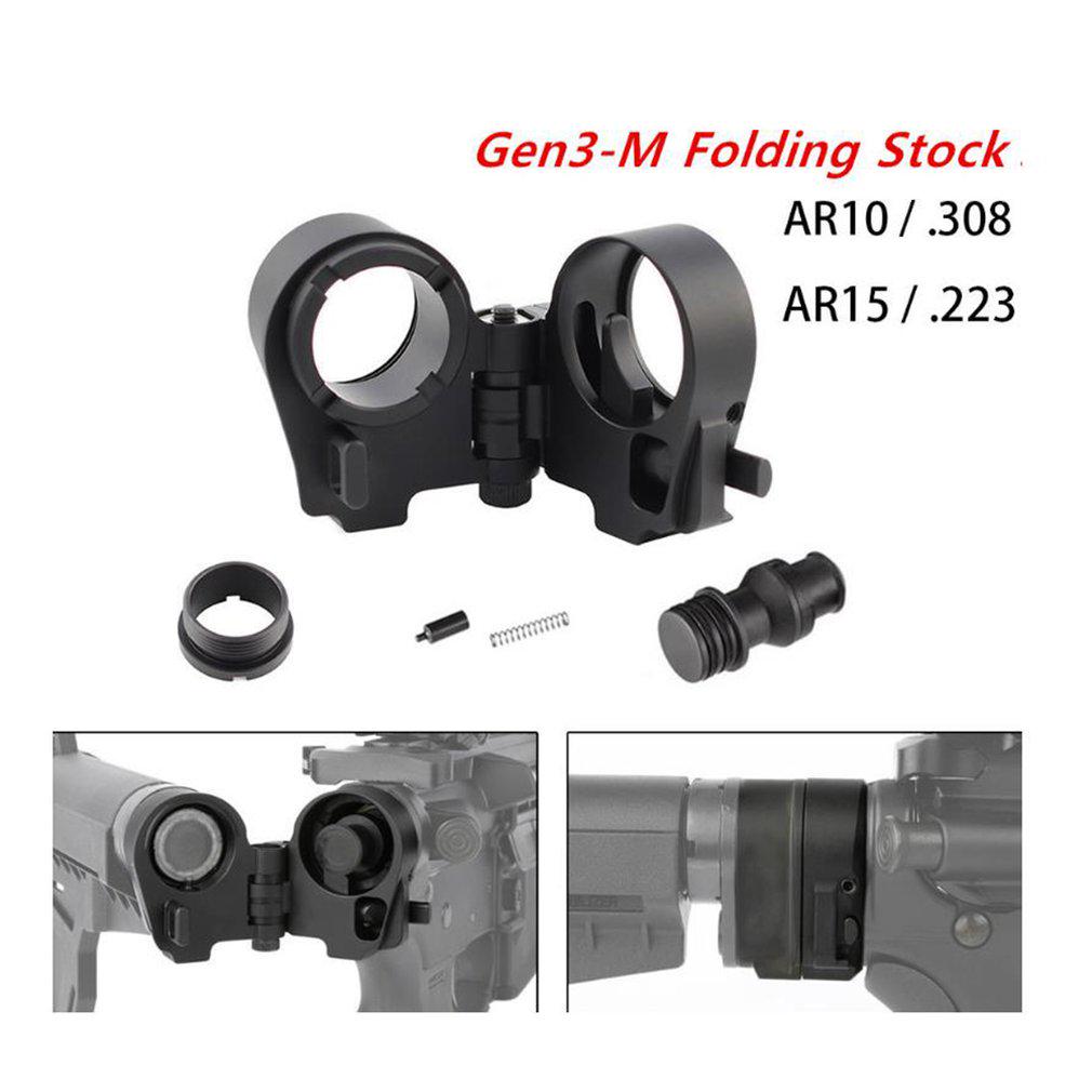 Tactical AR Folding Stock Adapter Aluminum Airsoft Hunting Accessories USA