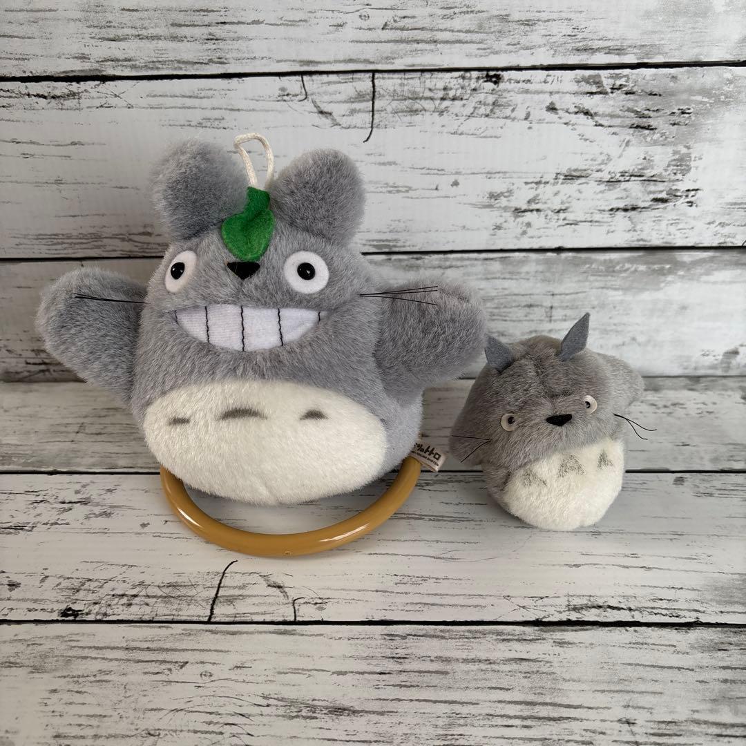 My Neighbor Totoro stuffed animal towel rack mini mascot